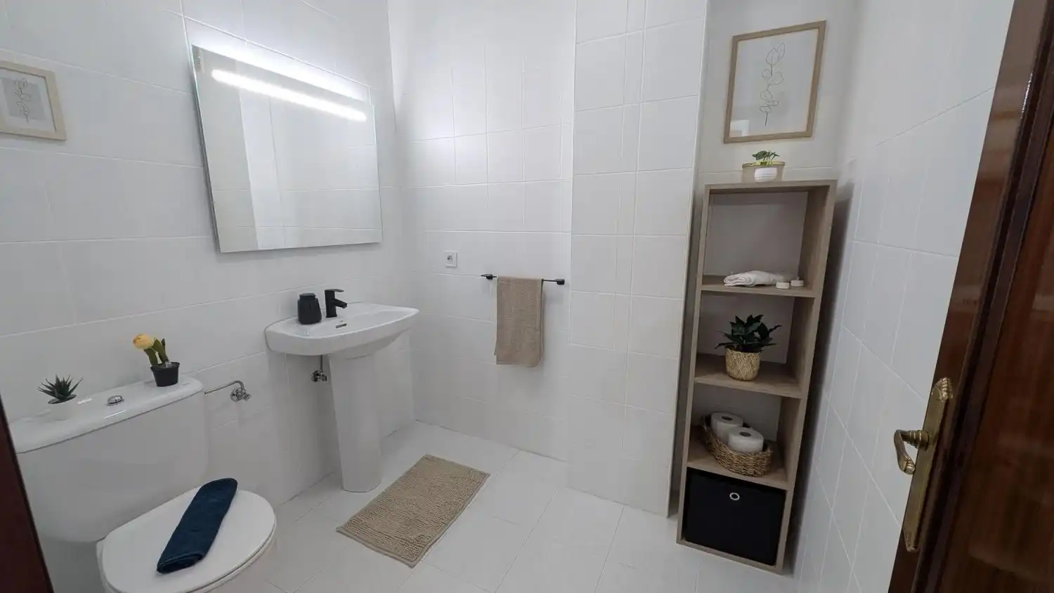 Bathroom of Flat for sale in Piélagos  with Heating, Terrace and Furnished