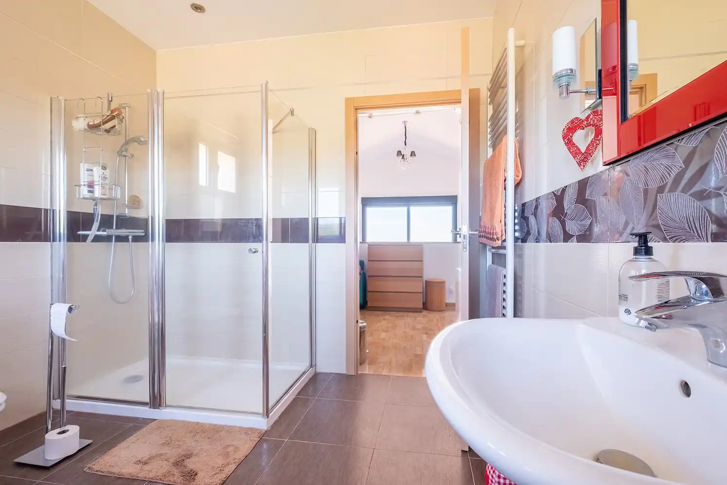 Baño de Finca rústica en venta en Montánchez con Aire acondicionado, Calefacción y Jardín privado