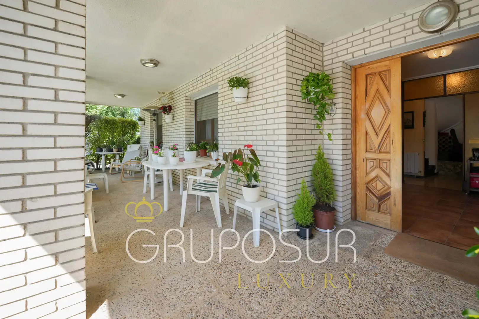 Terraza de Casa o chalet en venta en Villanubla con Aire acondicionado, Calefacción y Jardín privado
