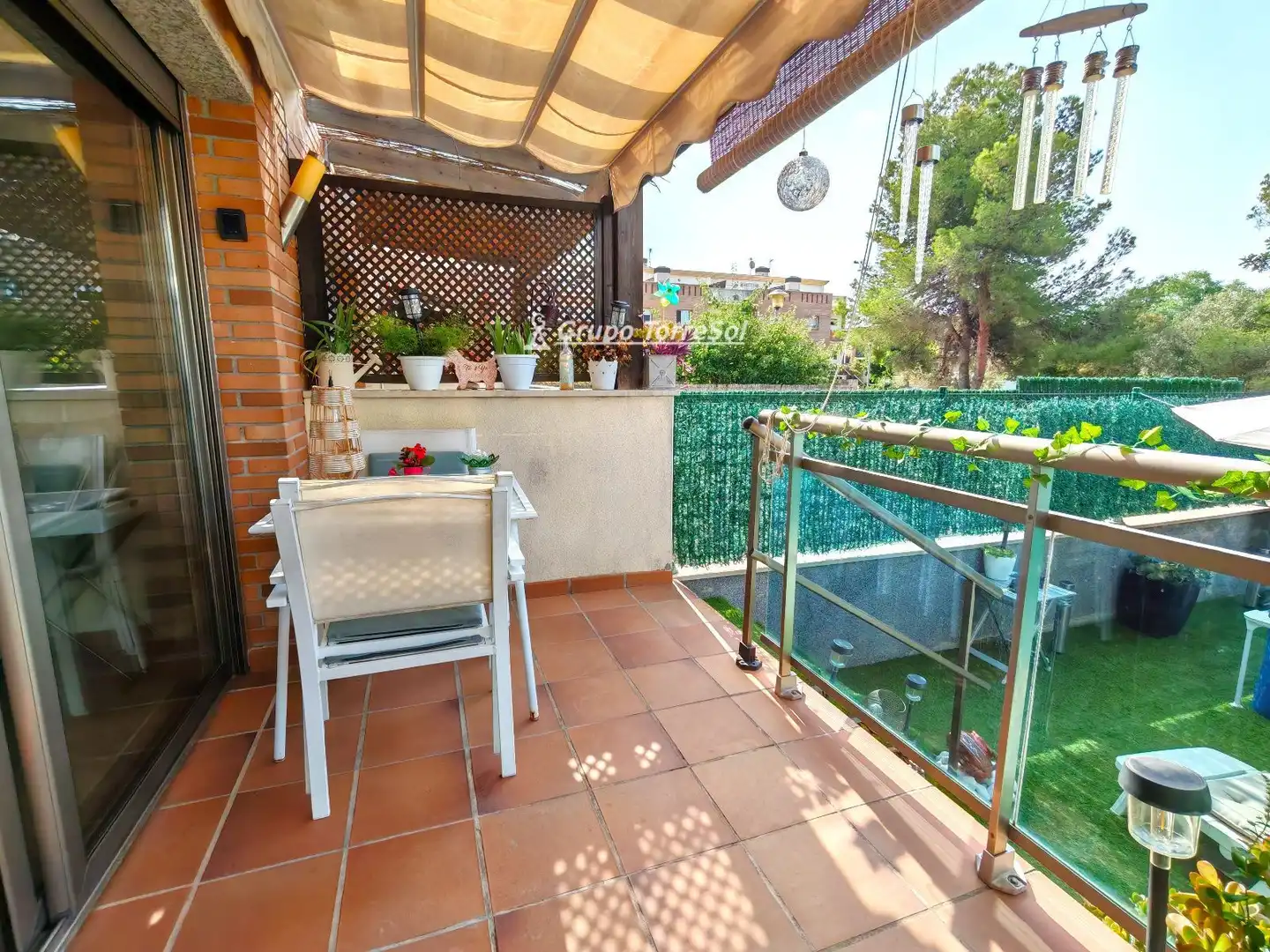 Terrassa de Casa adosada en venda en El Vendrell amb Aire condicionat, Calefacció i Jardí privat
