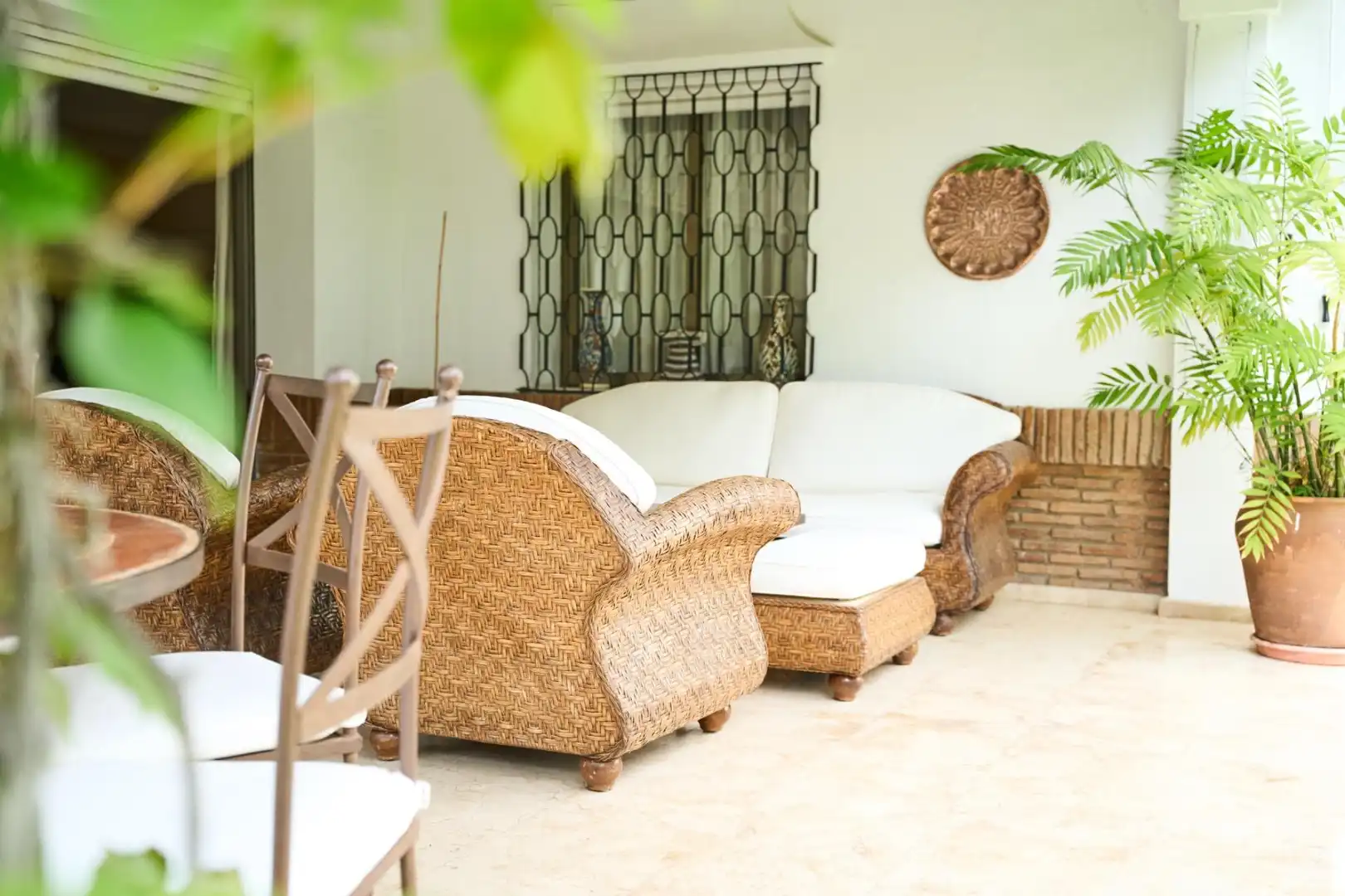 Terraza de Casa o chalet en venta en Marbella con Aire acondicionado, Calefacción y Jardín privado