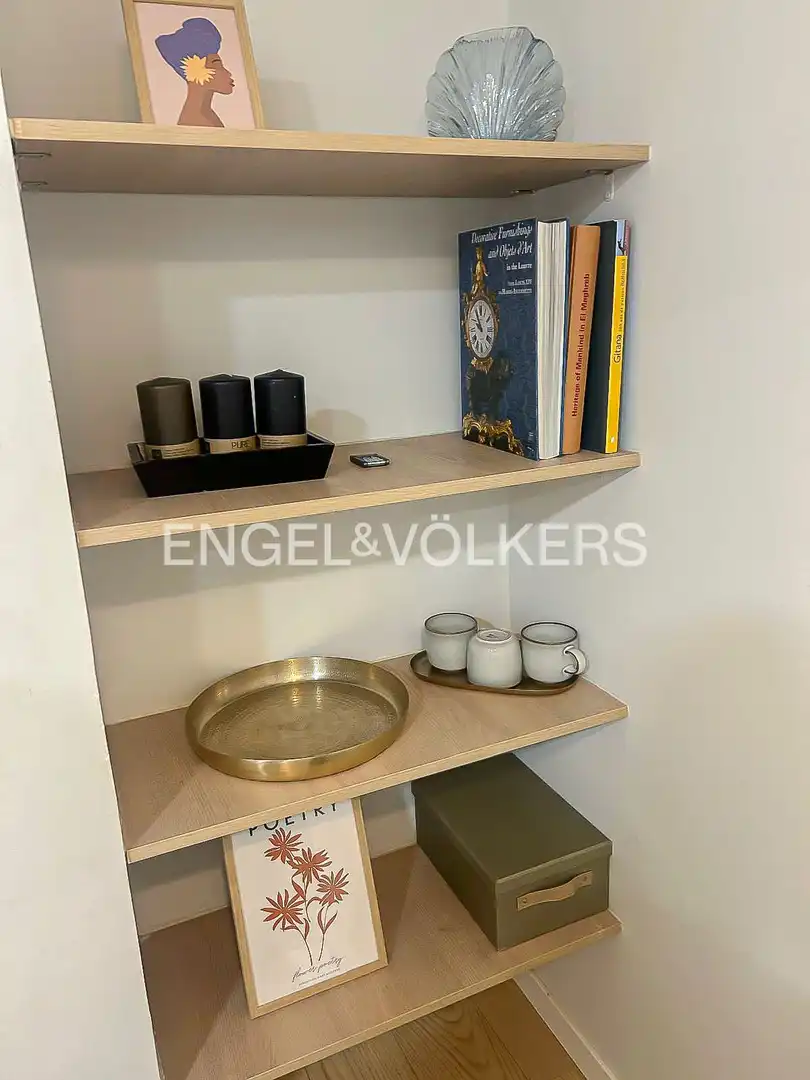 Balcony of Flat for rent in Madrid  with Air Conditioner, Heating and Furnished