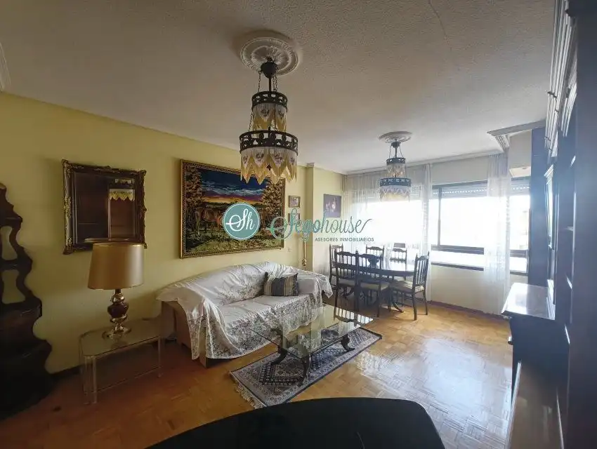 Wohnzimmer von Wohnung zum Verkauf in Segovia mit Heizung, Parkett und Terrasse