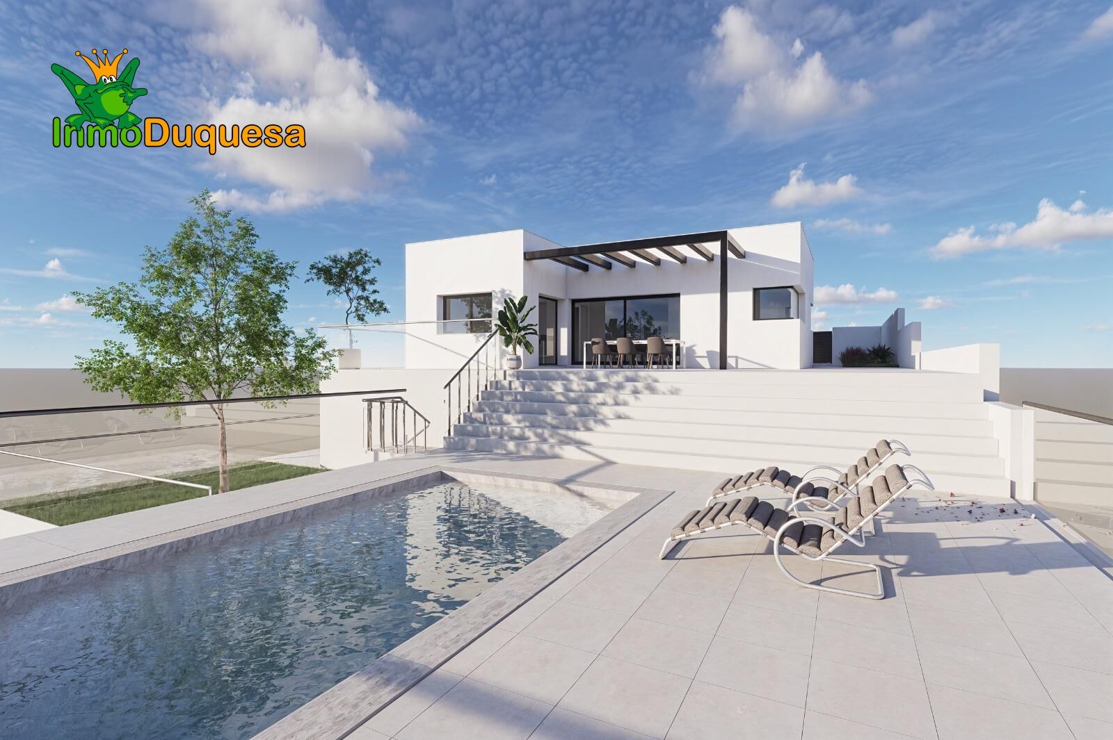 Vista exterior de Casa o chalet en venta en La Zubia con Calefacción, Jardín privado y Piscina