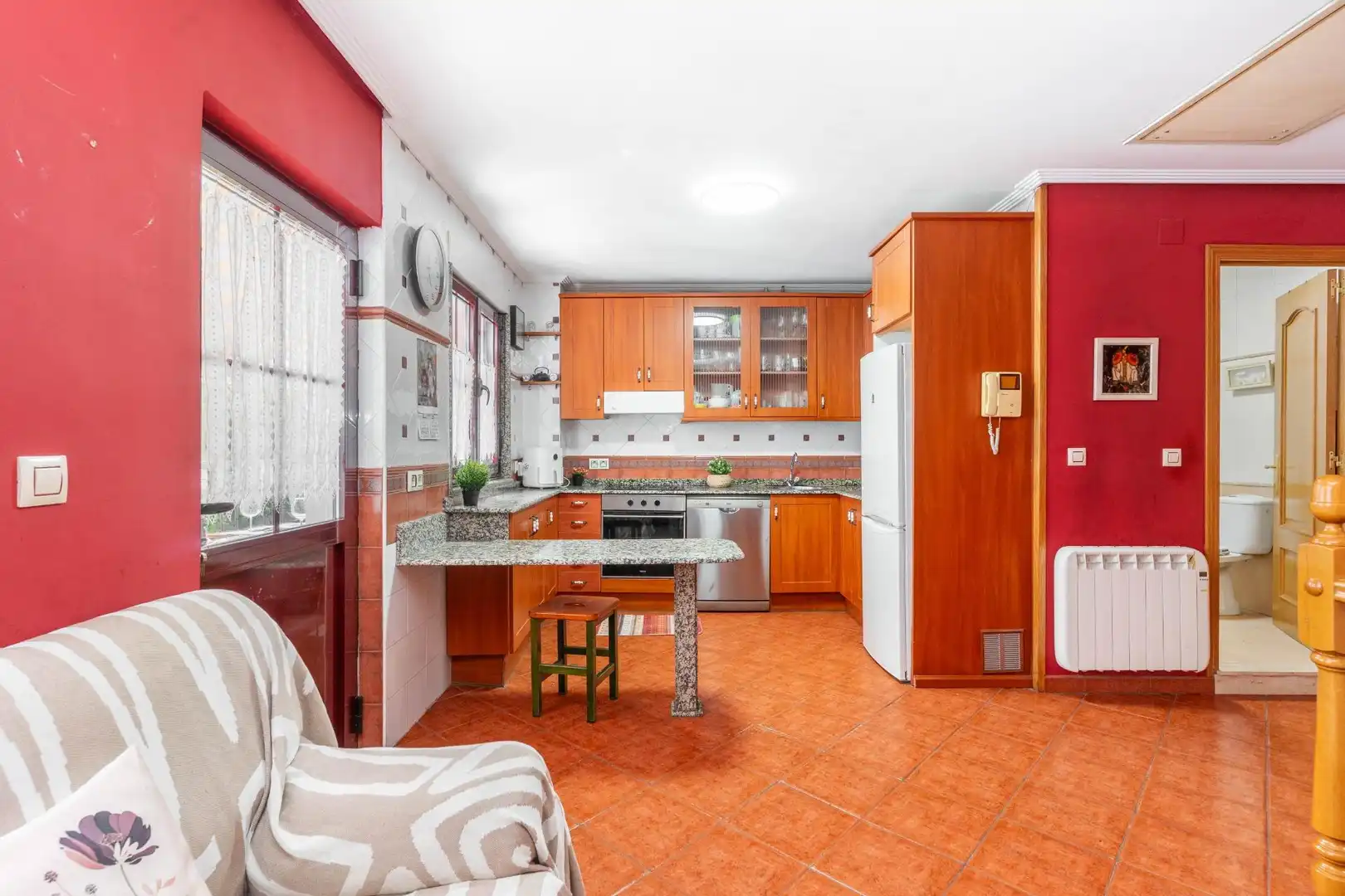 Cocina de Casa o chalet en venta en Llanera con Calefacción, Jardín privado y Terraza