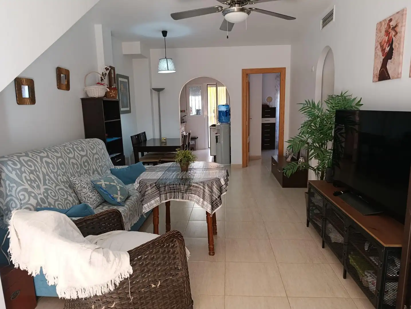Living room of Ground floor for sale in Cuevas del Almanzora  with Terrace, Furnished and Community pool
