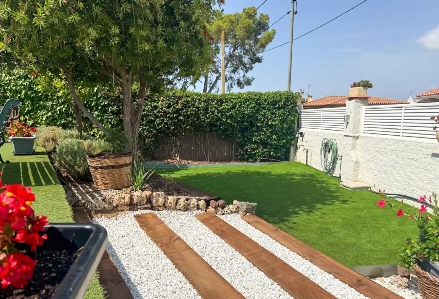 Jardín de Casa o chalet de alquiler en Sant Pere de Ribes con Aire acondicionado, Calefacción y Jardín privado