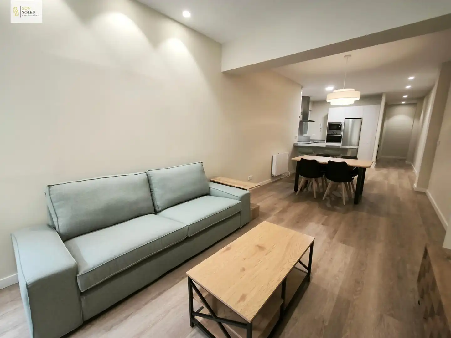 Sala de estar de Piso de alquiler en Santander con Calefacción y Amueblado