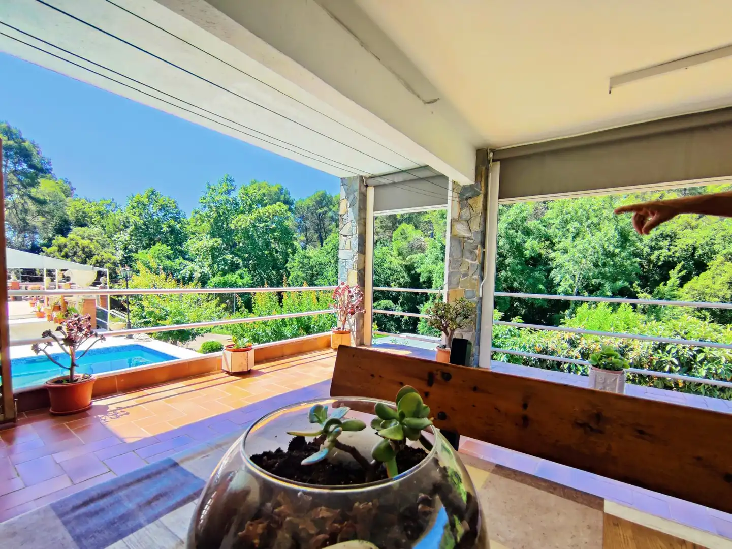 Terraza de Casa o chalet en venta en Lliçà d'Amunt con Calefacción y Jardín privado