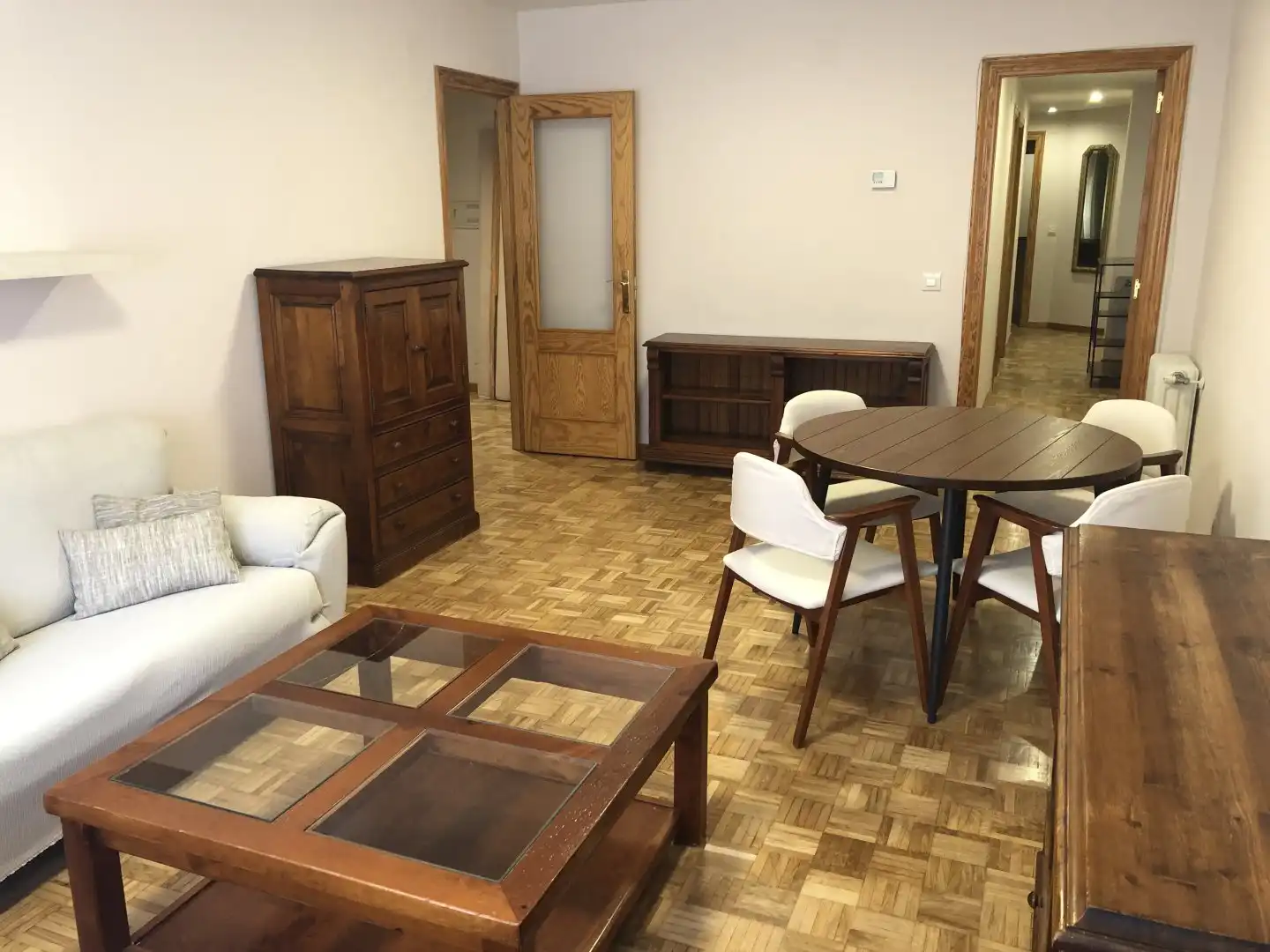 Sala de estar de Piso de alquiler en La Lastrilla  con Calefacción, Terraza y Amueblado