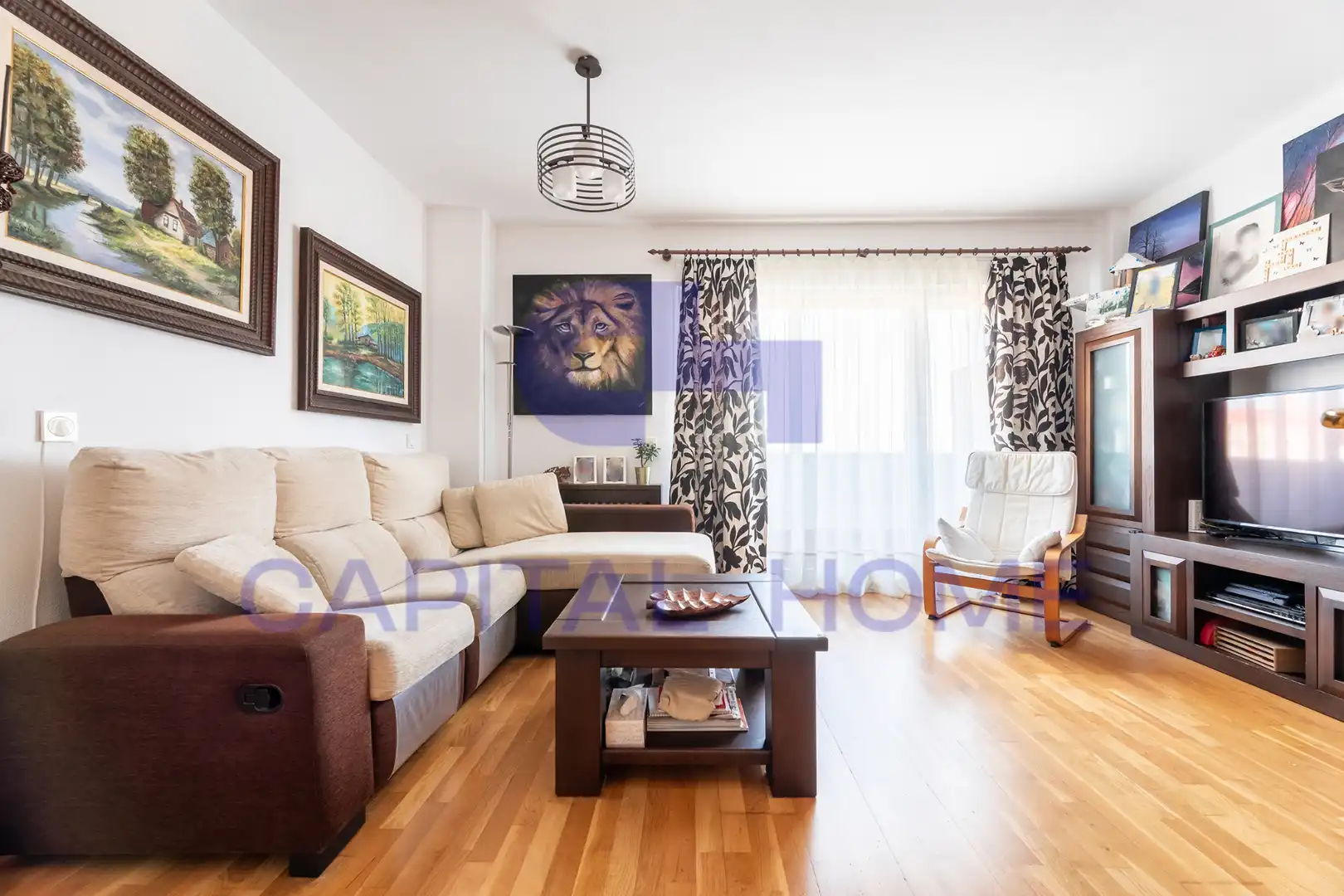 Wohnzimmer von Dachboden zum Verkauf in Navalcarnero mit Klimaanlage, Heizung und Parkett