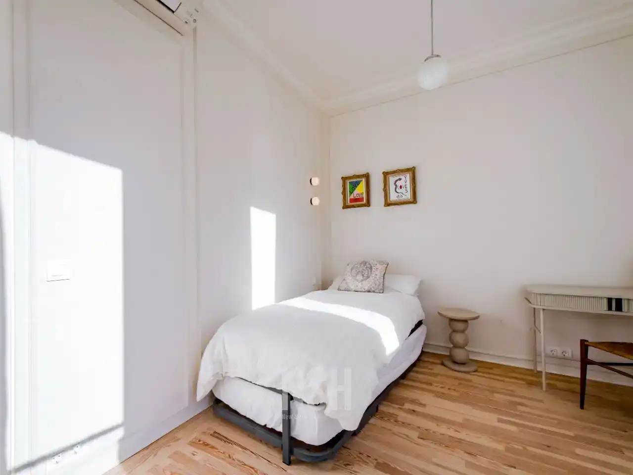 Bedroom of Flat for sale in  Madrid Capital  with Air Conditioner and Terrace