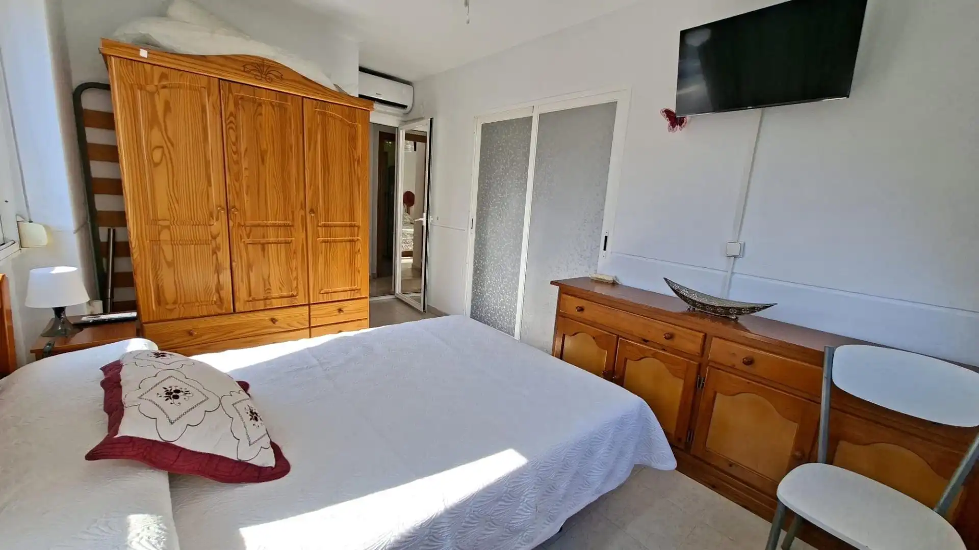 Bedroom of Flat for sale in Benidorm  with Air Conditioner, Heating and Private garden