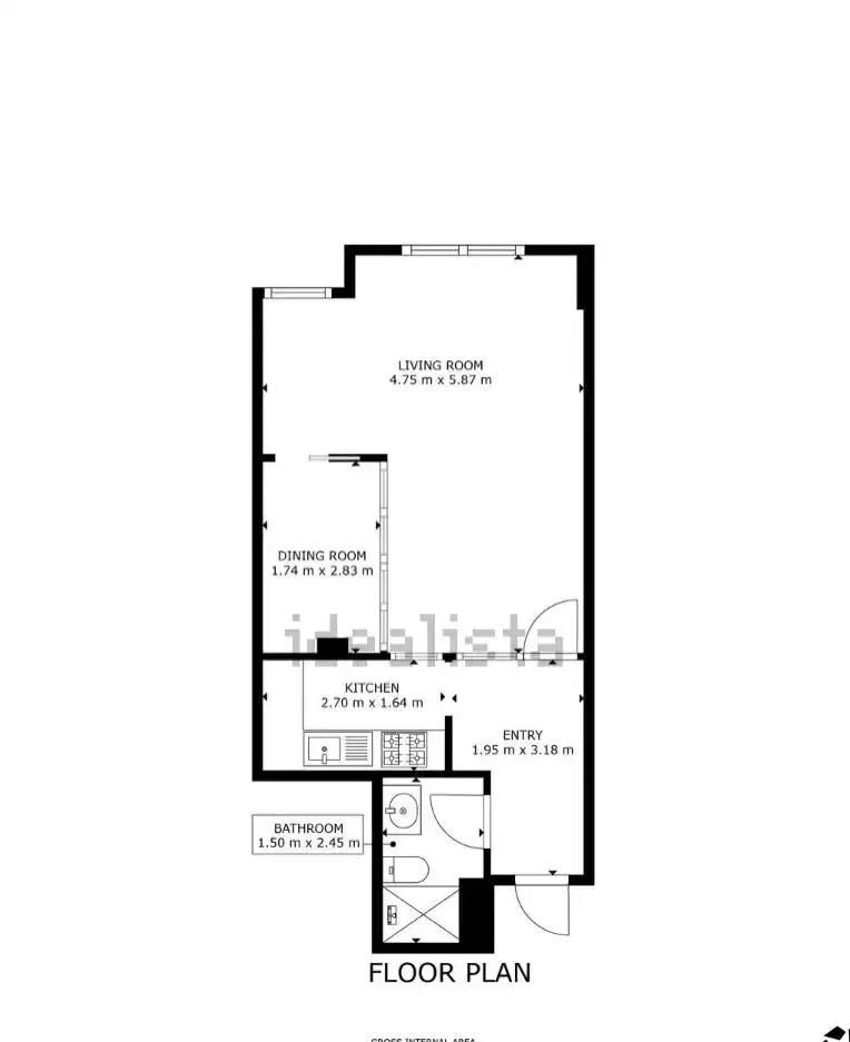 Vista exterior de Piso en venta en Sabadell
