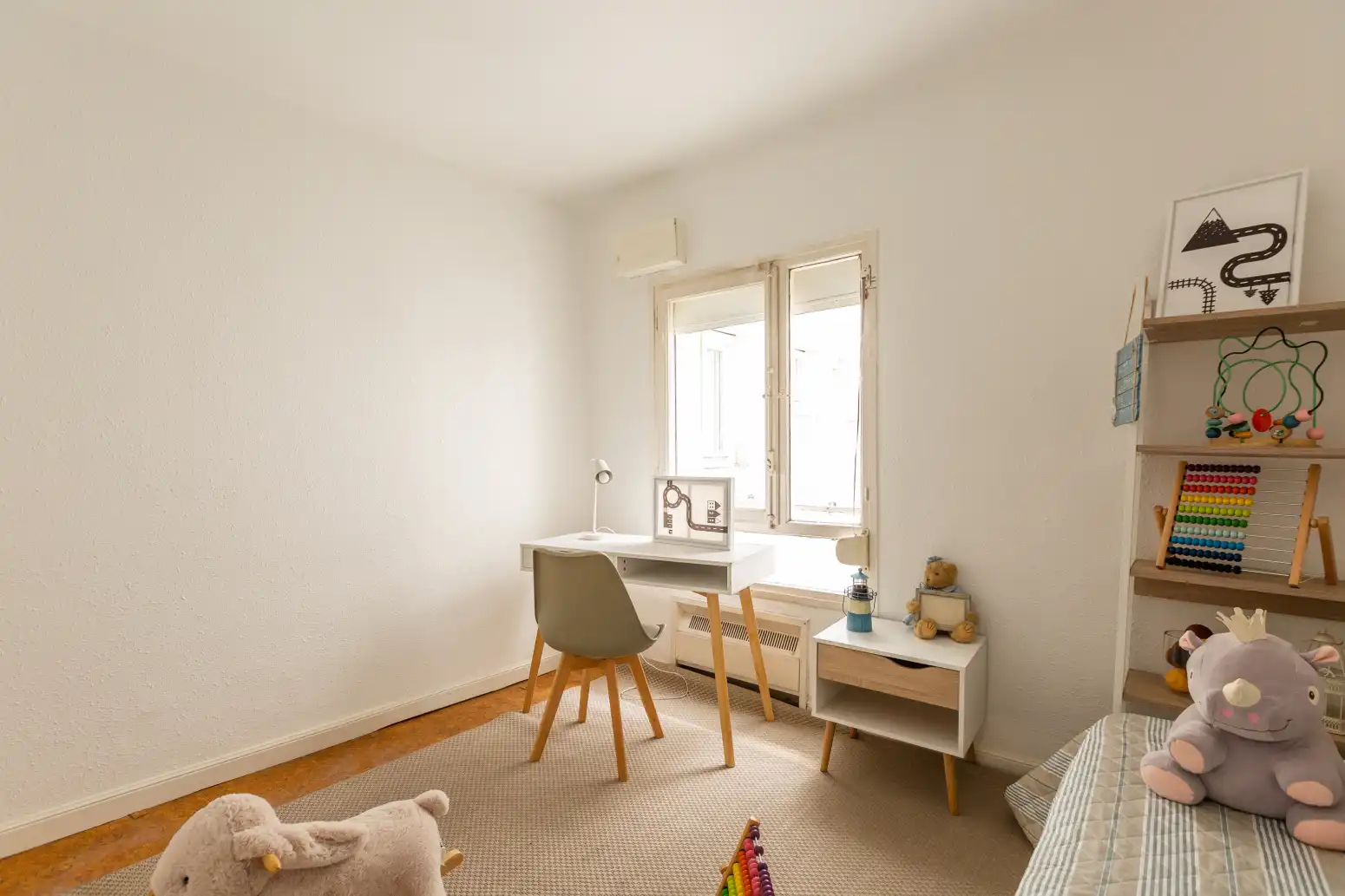 Schlafzimmer von Wohnung zum Verkauf in  Pamplona / Iruña mit Heizung und Balkon