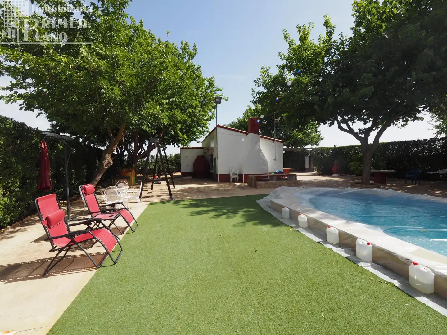 Garden of Houses for sale in Argamasilla de Alba  with Swimming Pool