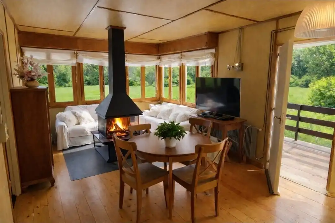 Living room of Houses for sale in Camprodon  with Heating and Private garden