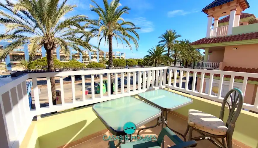 Exterior view of Detached homes for sale in La Manga del Mar Menor  with Air Conditioner, Heating and Private garden