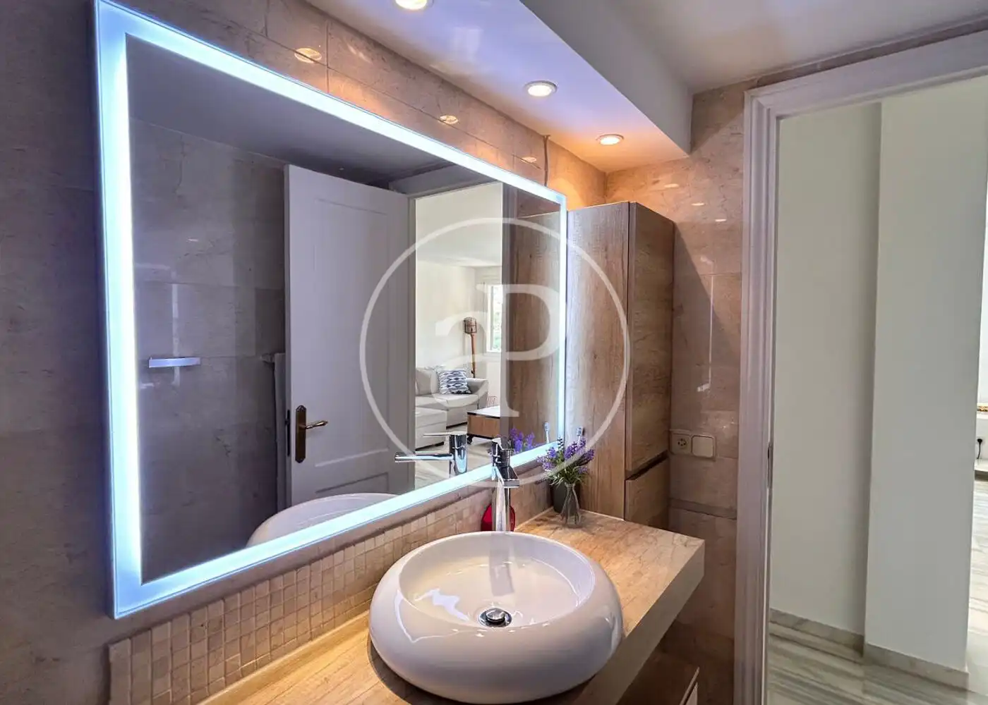 Badezimmer von Dachboden zur Miete in Calvià mit Klimaanlage, Heizung und Privatgarten