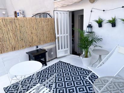 Balcony of Attic to rent in  Valencia Capital  with Air Conditioner, Terrace and Balcony