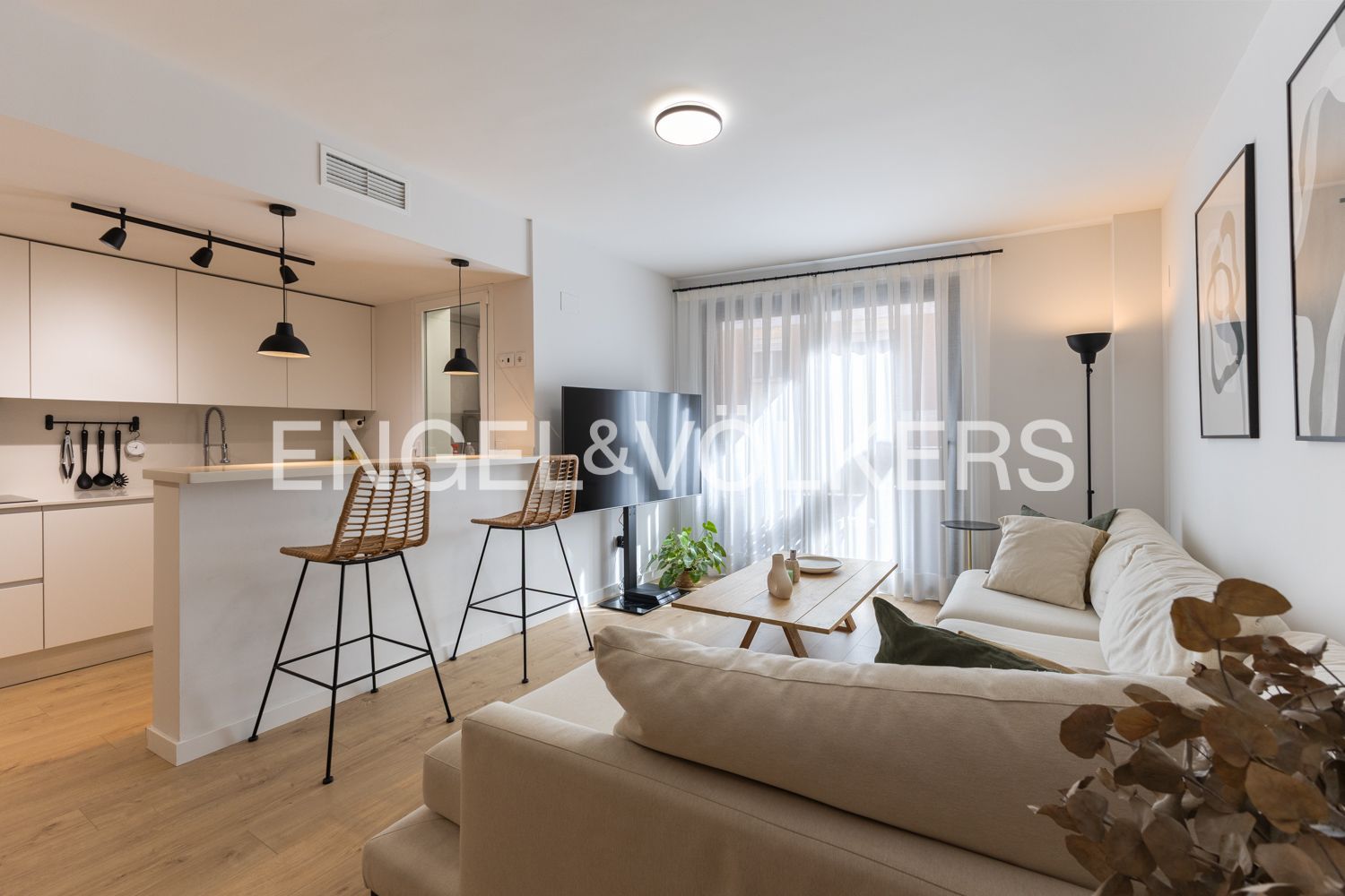Sala de estar de Piso en venta en  Valencia Capital con Aire acondicionado, Calefacción y Terraza