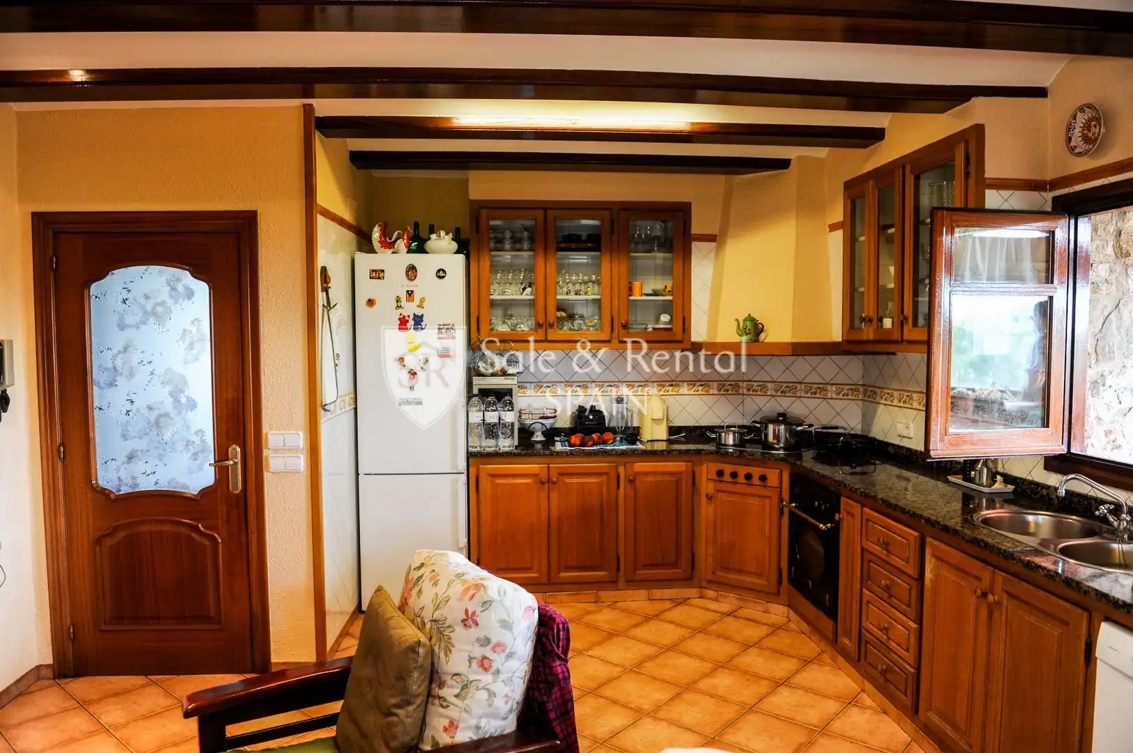 Cocina de Casa o chalet en venta en Blanes con Calefacción, Jardín privado y Terraza