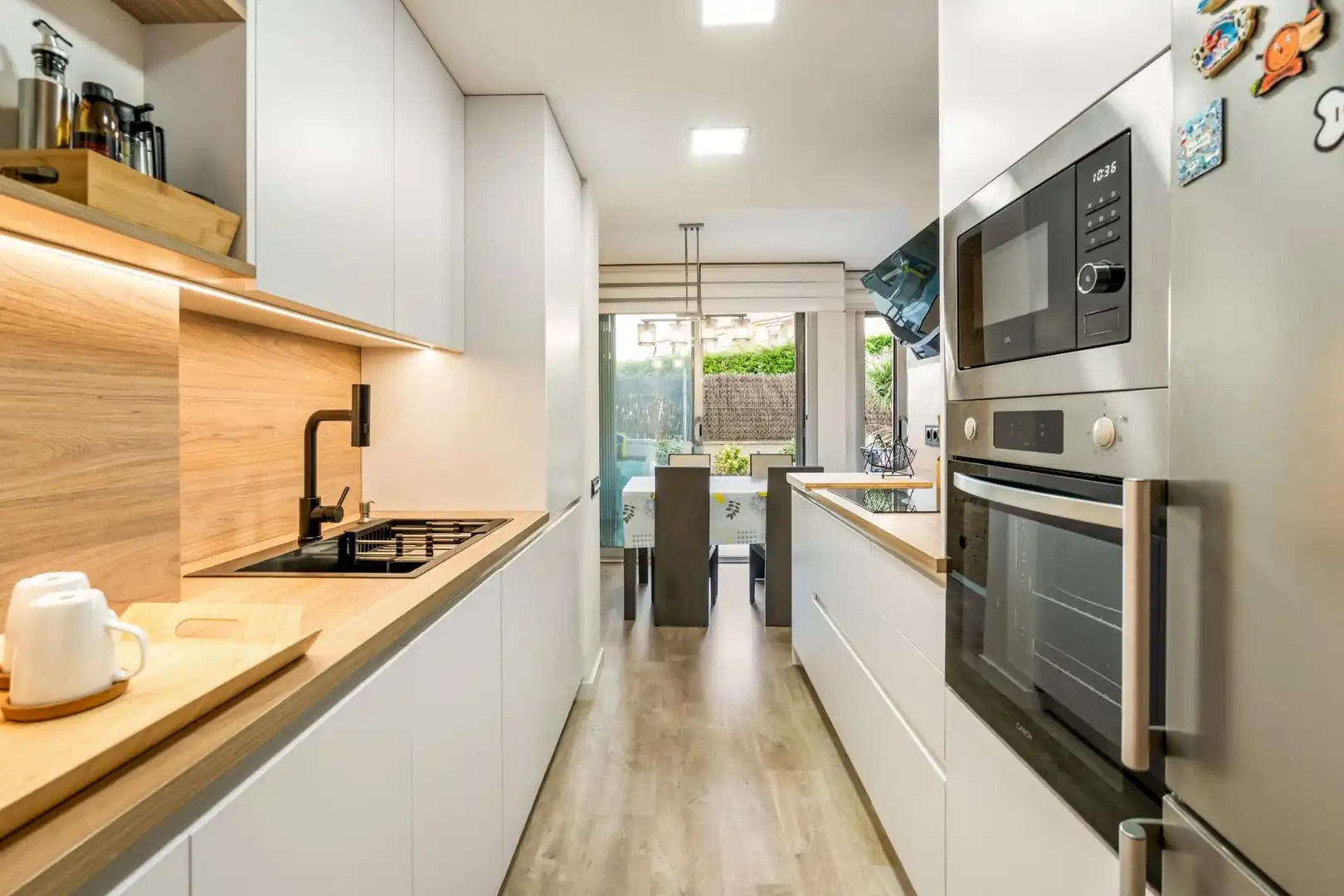 Küche von Wohnung zum Verkauf in Montcada i Reixac mit Klimaanlage, Heizung und Parkett