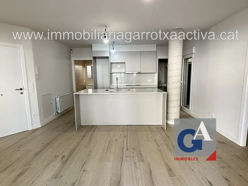 Vista exterior de Piso en venta en Olot con Calefacción, Terraza y Balcón