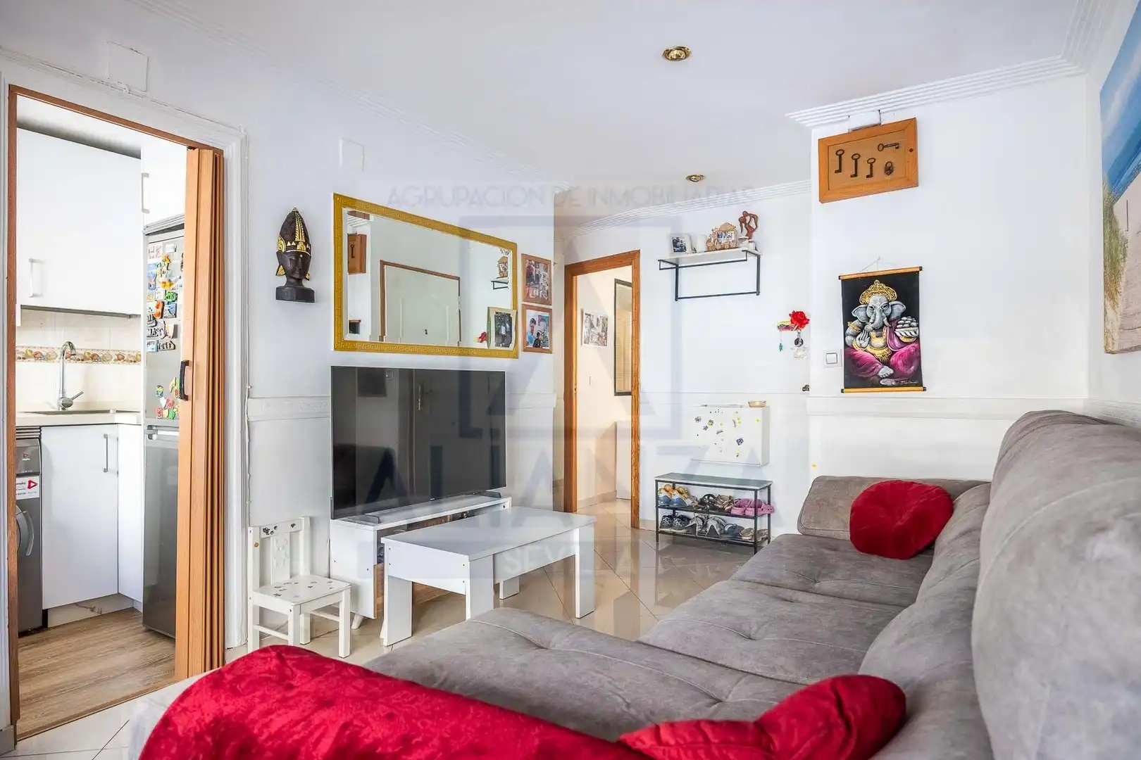 Living room of Flat for sale in Camas  with Air Conditioner