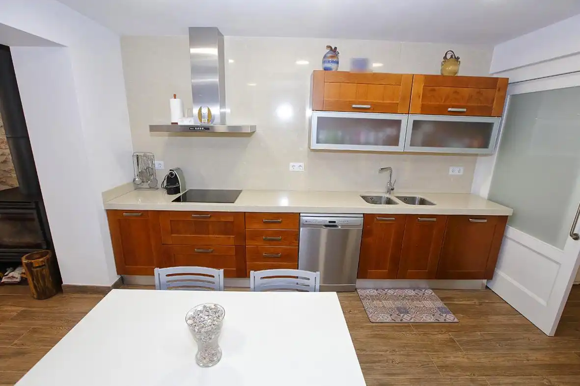 Cocina de Casa adosada en venta en Alcanar con Calefacción, Jardín privado y Terraza