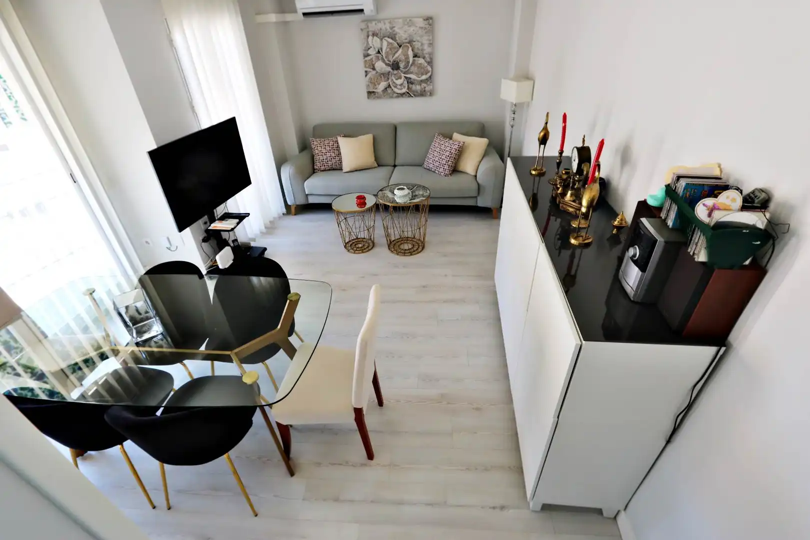 Sala de estar de Piso en venta en Getafe con Aire acondicionado, Terraza y Horno
