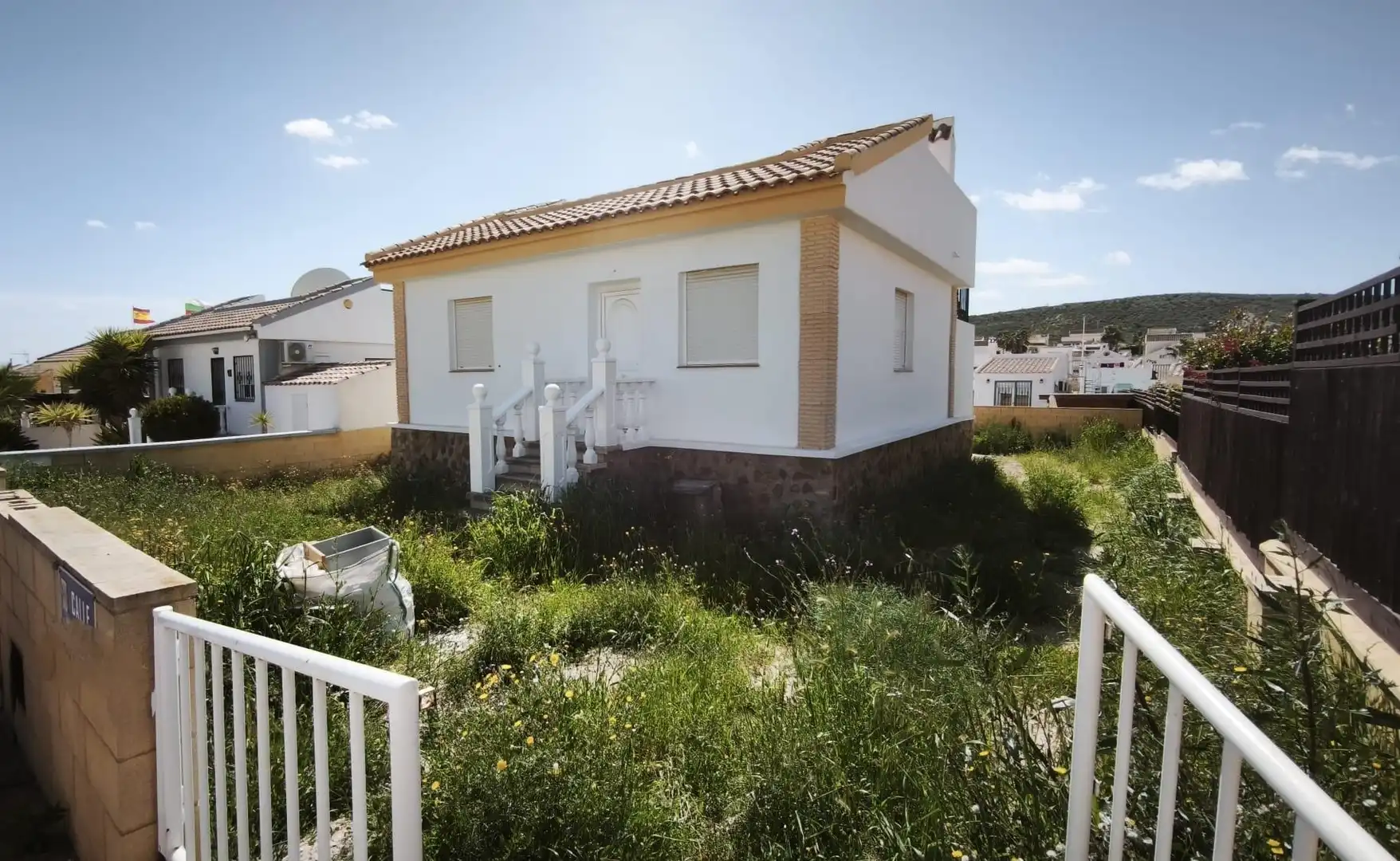 Vista exterior de Casa o chalet en venta en Mazarrón con Jardín privado, Terraza y Amueblado