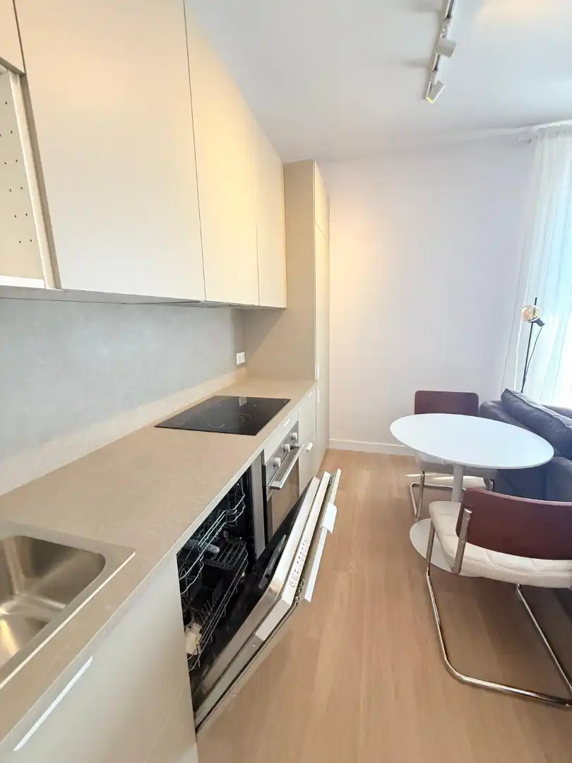 Cocina de Dúplex de alquiler en Málaga con Aire acondicionado, Parquet y Amueblado
