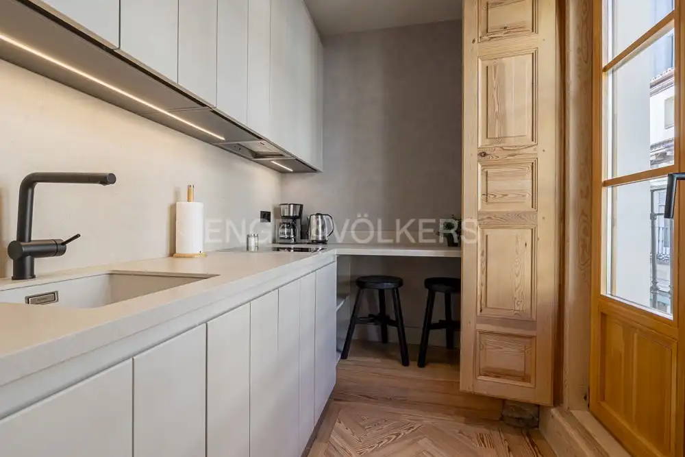Cocina de Piso de alquiler en Madrid con Aire acondicionado, Calefacción y Amueblado