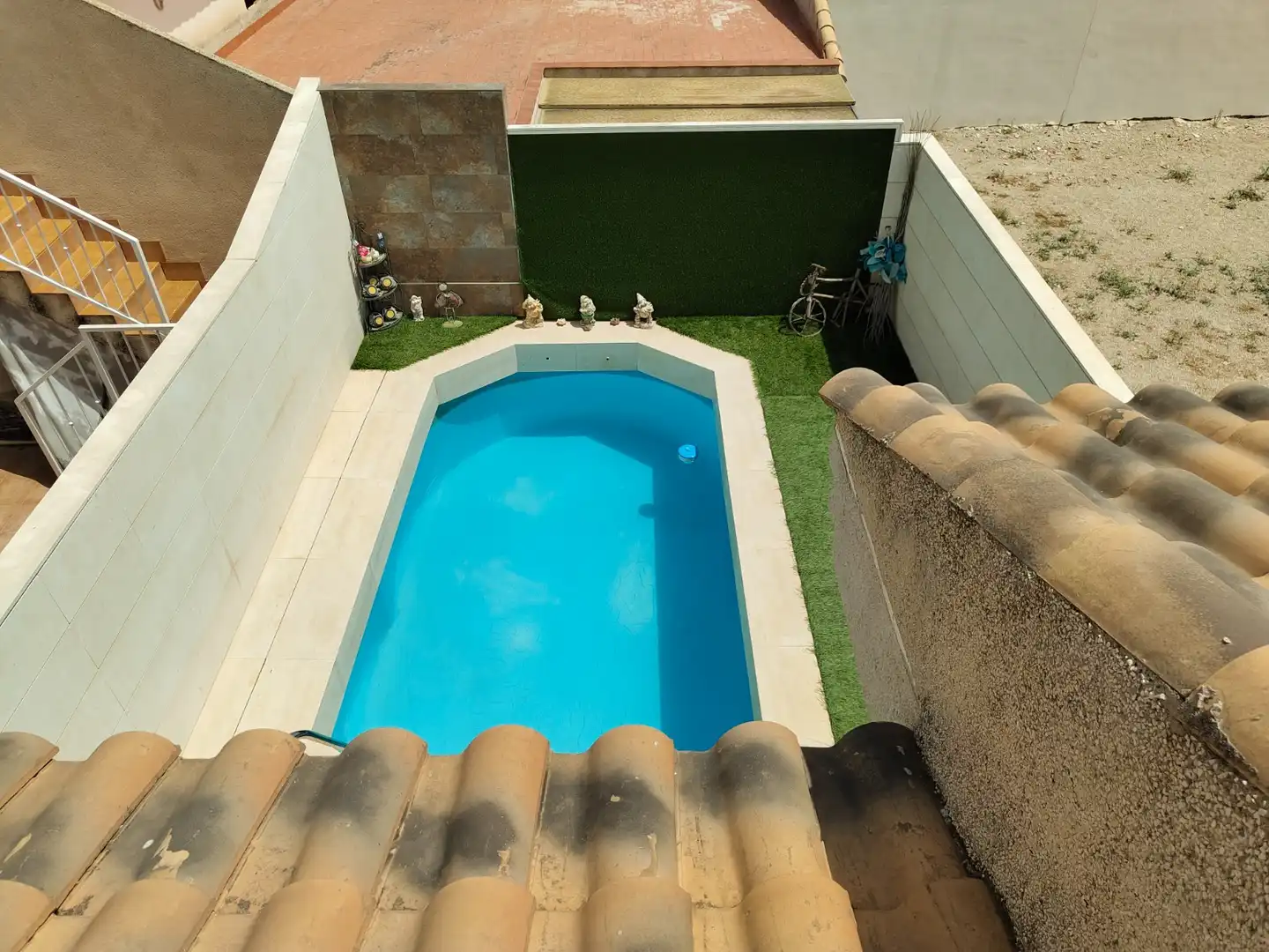 Piscina de Casa adosada en venda en Las Torres de Cotillas amb Jardí privat, Terrassa i Piscina