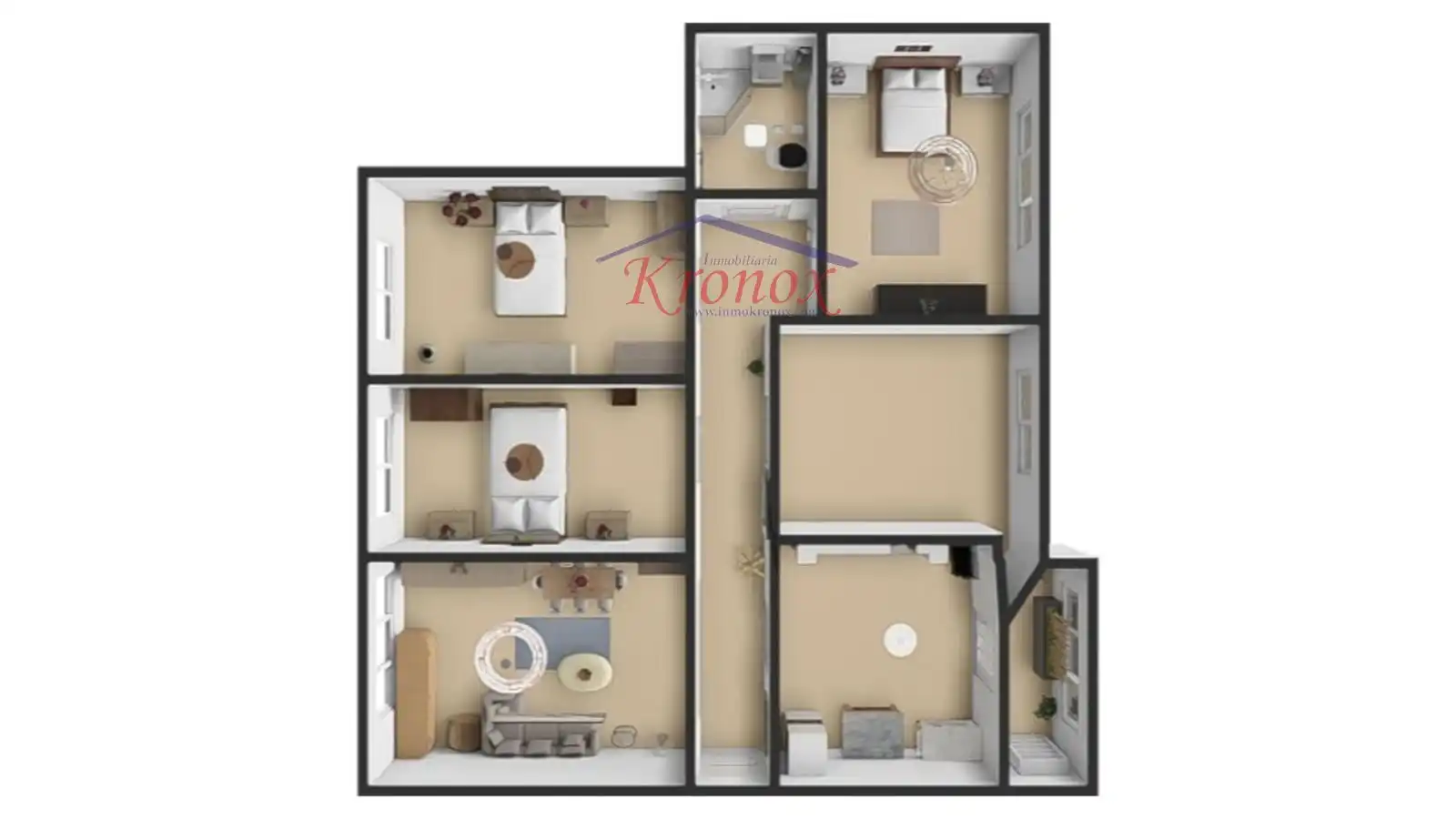 Piso en venta en Madrid con Aire acondicionado, Calefacción y Terraza