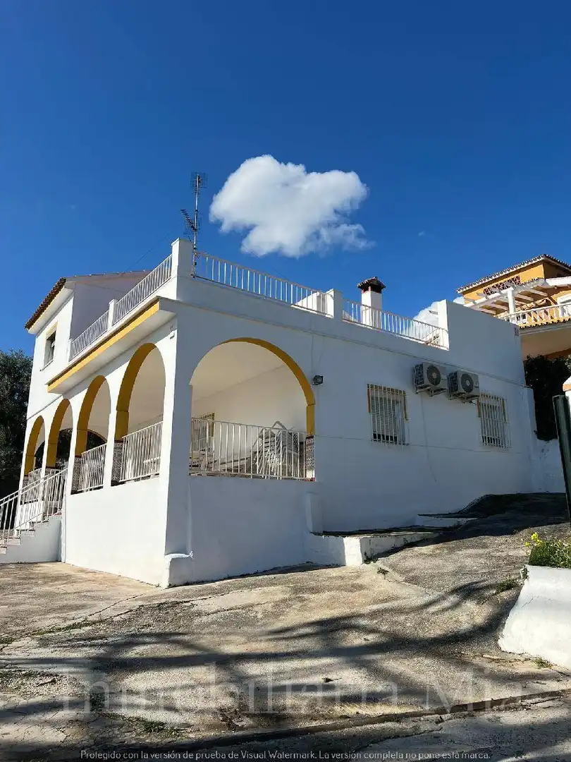 Exterior view of Houses for sale in Málaga  with Air Conditioner, Private garden and Terrace