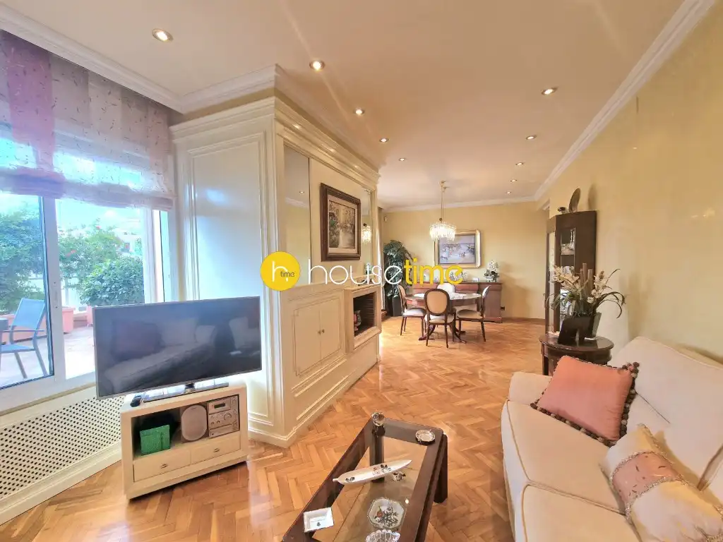 Sala de estar de Ático en venta en Barcelona