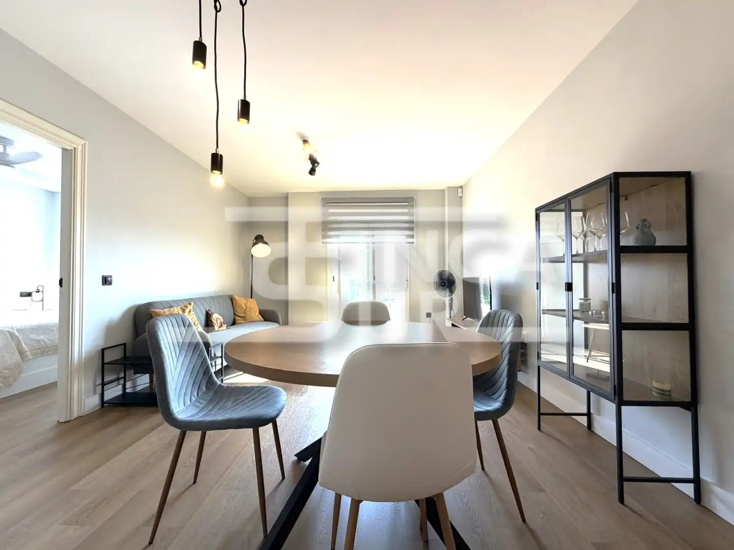 Sala de estar de Apartamento en venta en Roquetas de Mar con Amueblado, Horno y Lavadora