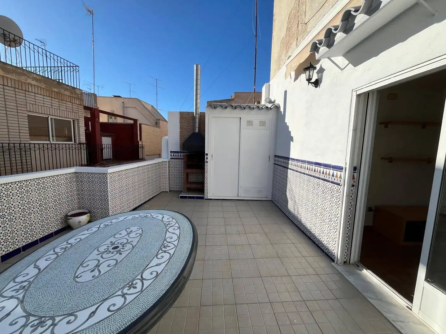 Terrace of Attic for sale in Elche / Elx  with Terrace and Furnished