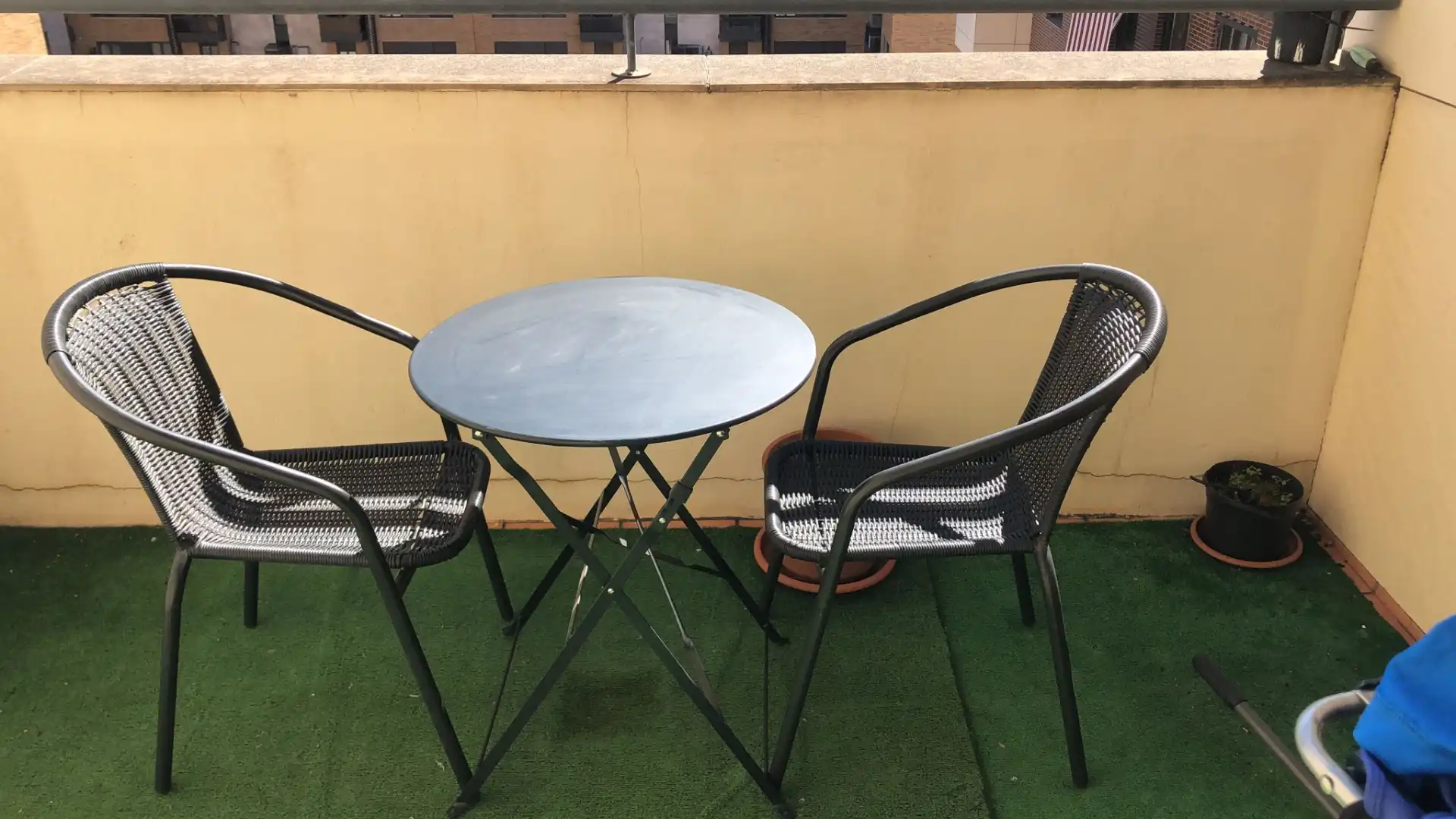 Terrace of Attic for rent in  Logroño  with Air Conditioner, Heating and Parquet flooring