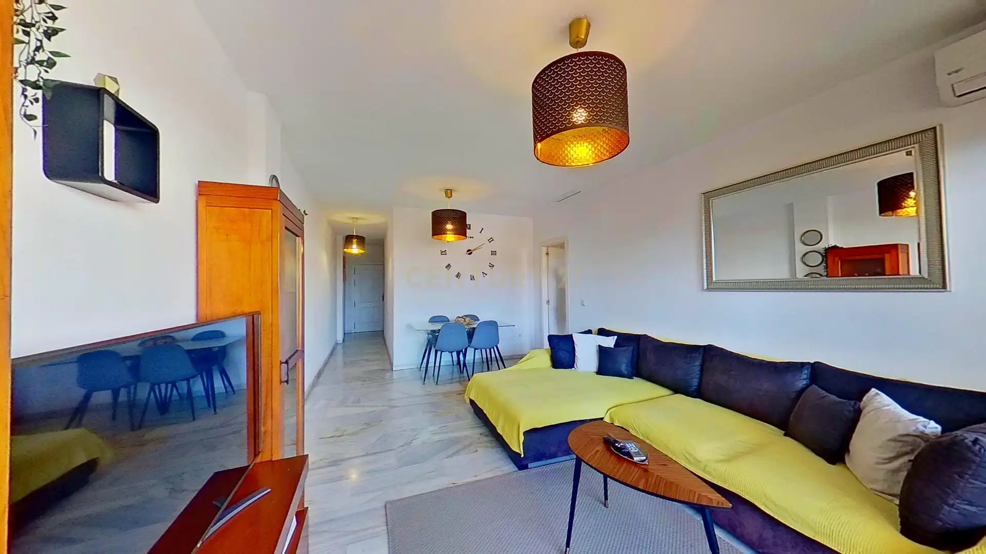 Sala de estar de Piso en venta en Benalmádena con Aire acondicionado, Trastero y Horno