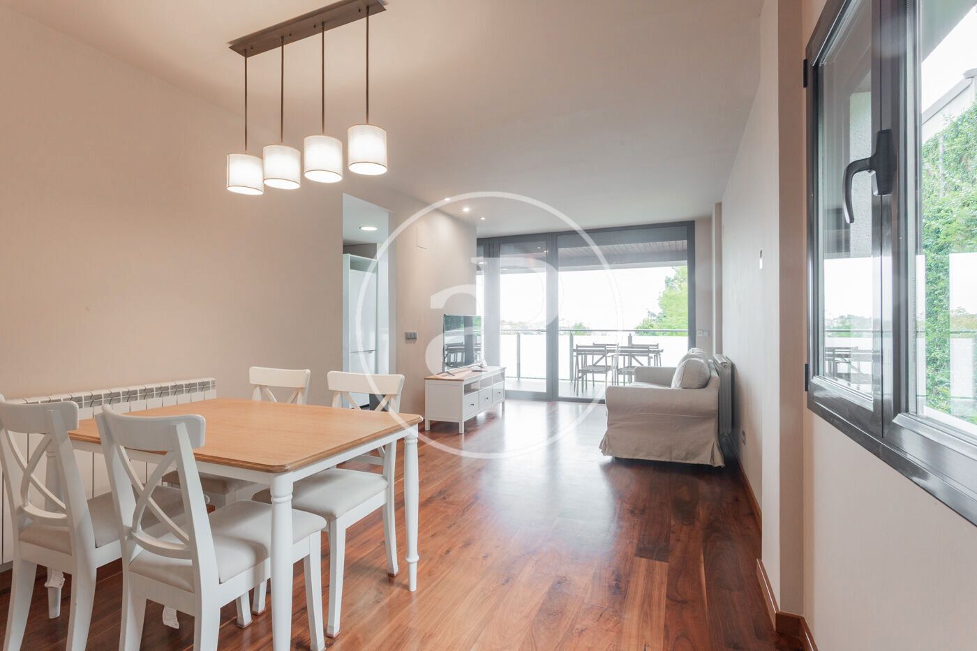 Menjador de Pis de lloguer en  Barcelona Capital amb Aire condicionat, Calefacció i Terrassa