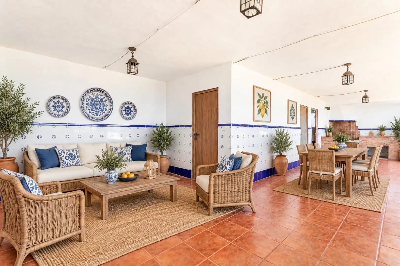 Terrassa de Casa o xalet en venda en Turís amb Aire condicionat, Jardí privat i Terrassa
