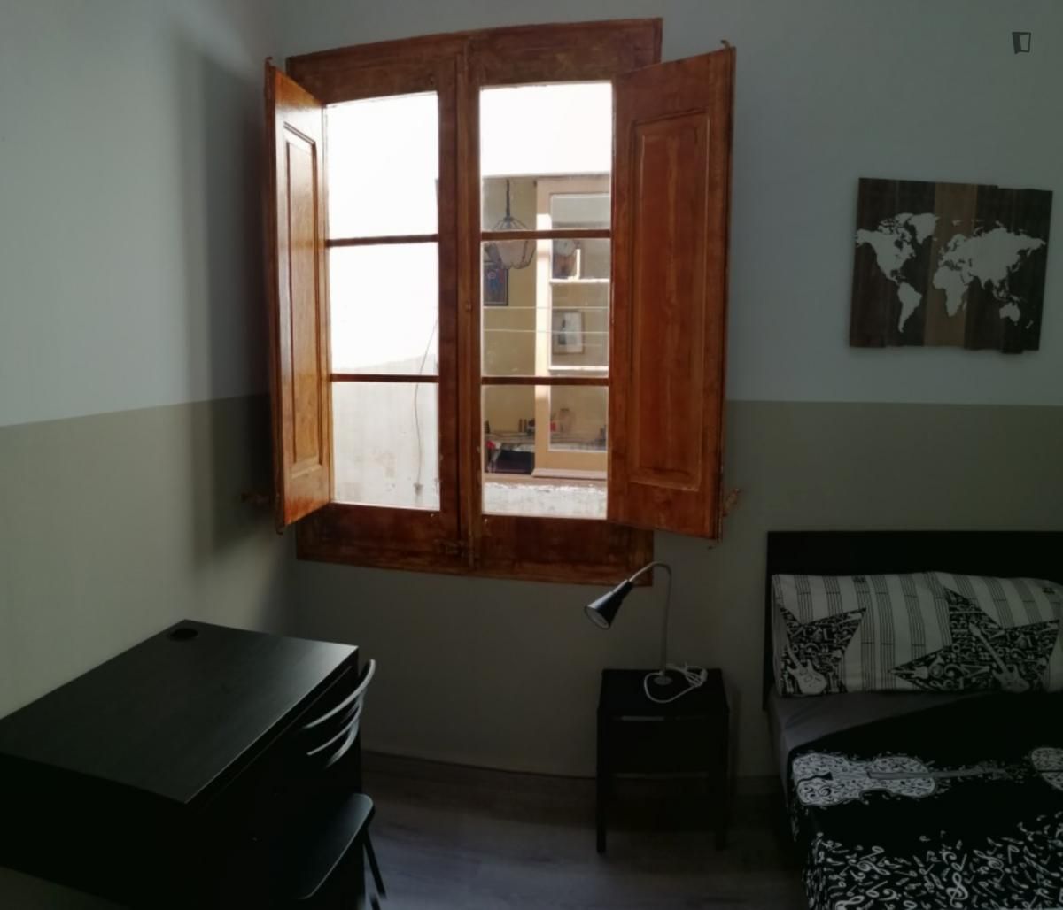 Bedroom of Apartment to share in  Barcelona Capital  with Furnished, Oven and Washing machine