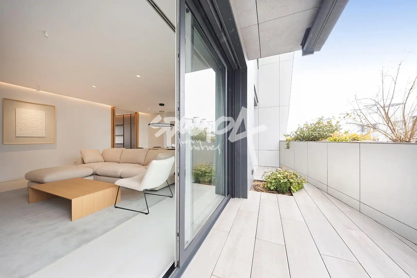 Terraza de Ático de alquiler en Pozuelo de Alarcón con Aire acondicionado, Calefacción y Jardín privado