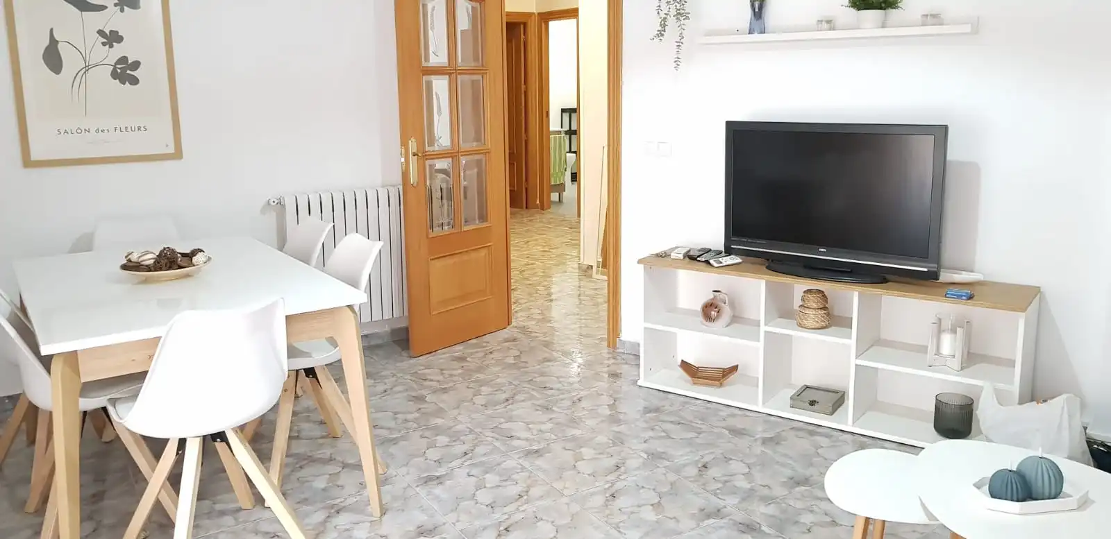 Sala de estar de Piso de alquiler en Albacete con Calefacción, Amueblado y Horno