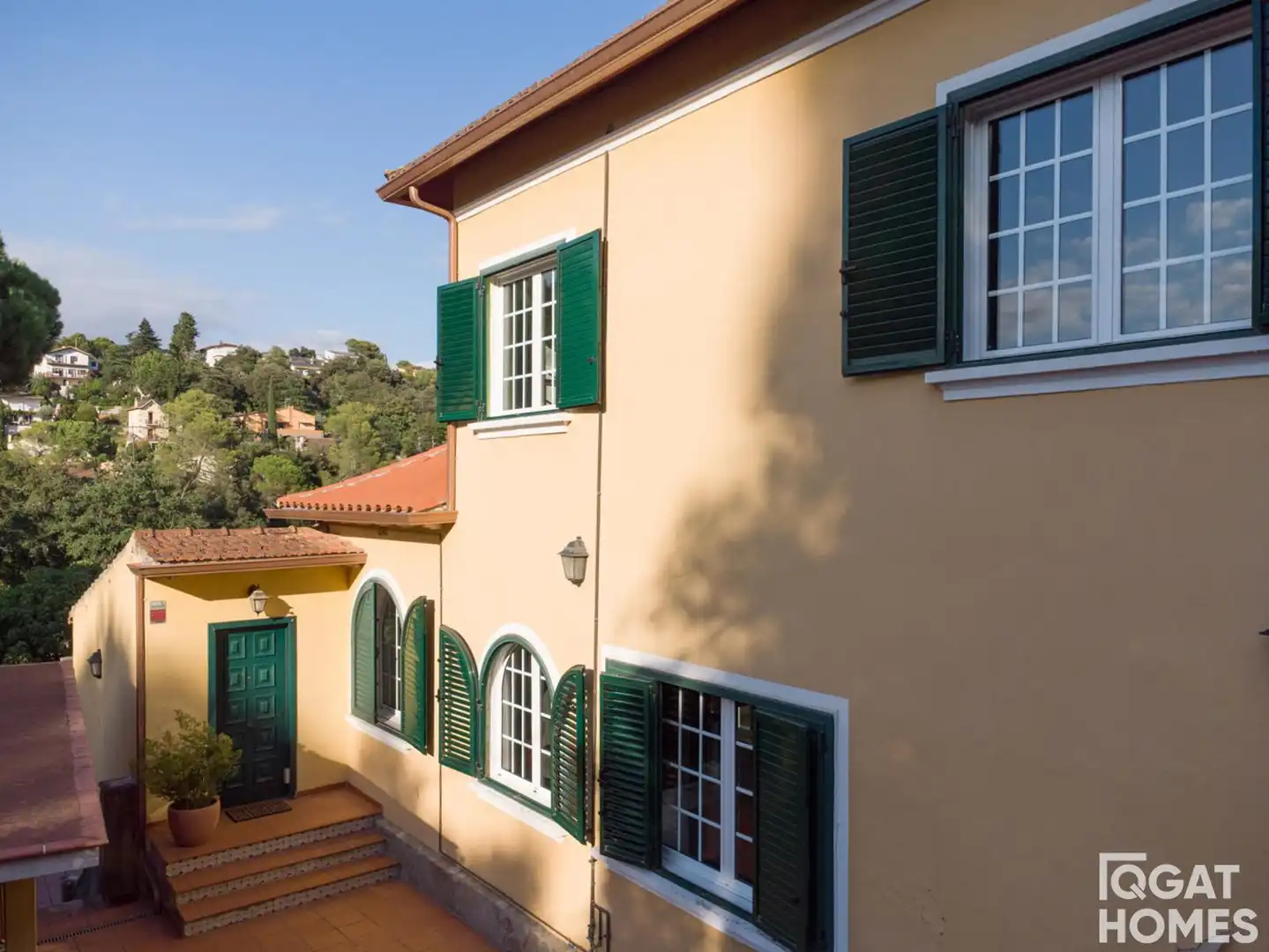 Vista exterior de Casa o xalet en venda en Sant Cugat del Vallès amb Aire condicionat, Calefacció i Terrassa