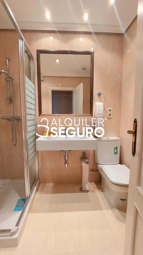 Bany de Pis de lloguer en Madrid amb Aire condicionat i Calefacció