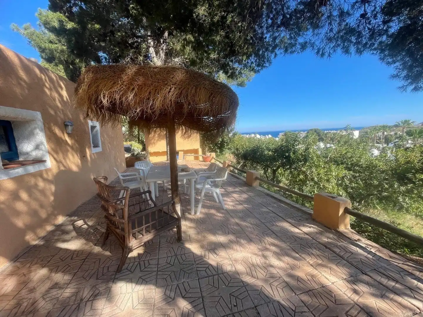 Terraza de Casa o chalet en venta en Mojácar con Aire acondicionado, Terraza y Trastero